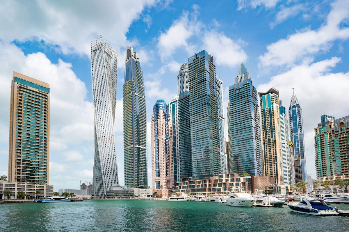 Dubai Marina waterfront